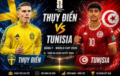 Xem trực tiếp Thụy Điển vs Tunisia - World Cup 2026 ở đâu?