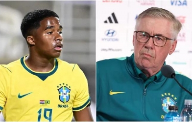 HLV Ancelotti nói thẳng về Endrick trước trận sinh tử của Brazil