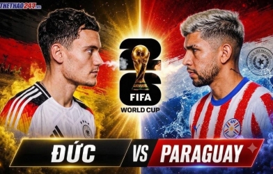 Trực tiếp bóng đá Đức vs Paraguay, 3h30 hôm nay 30/6