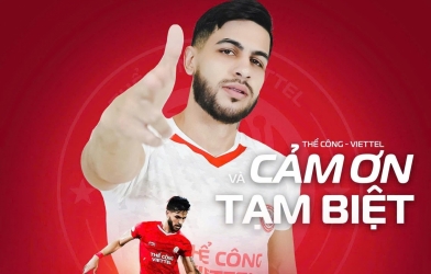 CHÍNH THỨC: Ngoại binh ghi 27 bàn chia tay Thể Công - Viettel