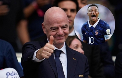 Chủ tịch FIFA gửi thông điệp đến Mbappe giữa tâm bão chỉ trích