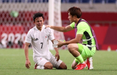 Nhật Bản thua đau ở trận tranh huy chương đồng bóng đá nam