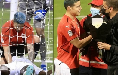 James Rodriguez được gọi là anh hùng vì cứu sống đối thủ bị đột quỵ