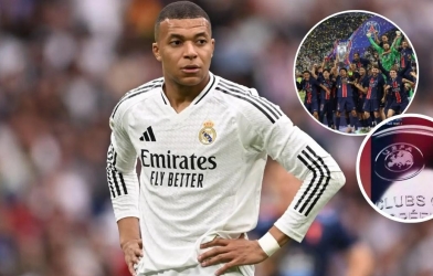 Mbappe phản ứng khi PSG vô địch Champions League