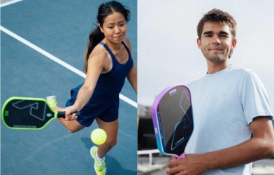 Review vợt pickleball Joola Hyperion Double Vision: Thiên về kiểm soát, ổn định và cảm giác bóng