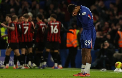 Hoà Bournemouth, Chelsea nguy cơ bật khỏi top 5 Ngoại hạng Anh