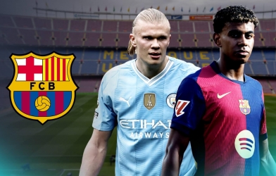 Vừa thua Real, Man City thêm sốc khi Barca tiến sát Haaland