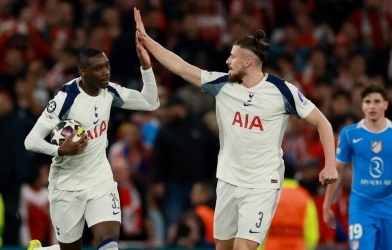 Trực tiếp Tottenham vs Atletico Madrid, 3h00 hôm nay 19/3