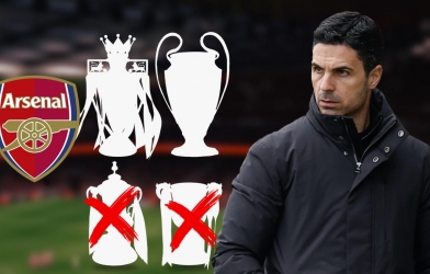 Arsenal nhận đòn giáng cực nặng sau khi bị loại ở tứ kết