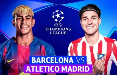 Trực tiếp Barcelona vs Atletico Madrid, 2h00 hôm nay 9/4