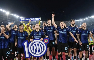 Đánh bại Lazio, Inter Milan chính thức giành cú đúp danh hiệu nước Ý
