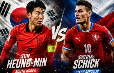 Đội hình mạnh nhất Hàn Quốc vs CH Séc: Son Heung-min đối đầu Patrik Schick