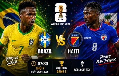 Đội hình mạnh nhất Brazil vs Haiti: Vinicius lĩnh xướng hàng công, Neymar báo tin buồn