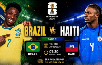 Xem trực tiếp Brazil vs Haiti - World Cup 2026 ở đâu?