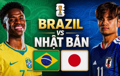 Trực tiếp Brazil vs Nhật Bản, 0h00 hôm nay 30/6