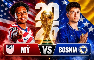Trực tiếp Mỹ vs Bosnia & Herzegovina, 7h00 hôm nay 2/7