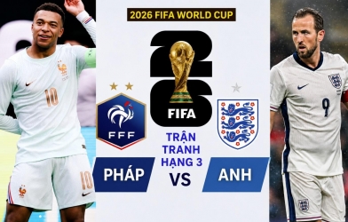 Dự đoán bàn thắng, góc & thẻ phạt Pháp vs Anh, 4h00 ngày 19/07 - World Cup 2026