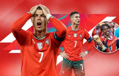 Ronaldo bị chế giễu trong lễ mừng vô địch World Cup của Tây Ban Nha