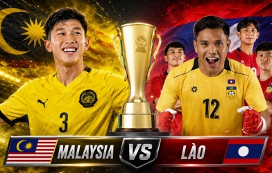 Trực tiếp Malaysia 1-0 Lào: Malaysia mở tỷ số