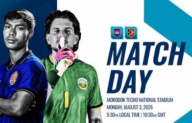 Link xem trực tiếp Campuchia vs Timor Leste, 17h30 hôm nay 3/8
