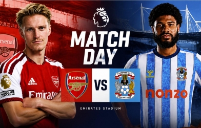 Dự đoán tỷ số Arsenal vs Coventry, 2h00 ngày 22/8: Pháo thủ thị uy