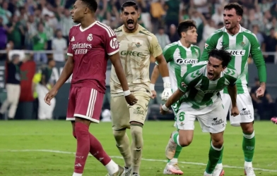 Mbappe hóa tội đồ, Real Madrid nhận cú sốc khó tin trước Betis