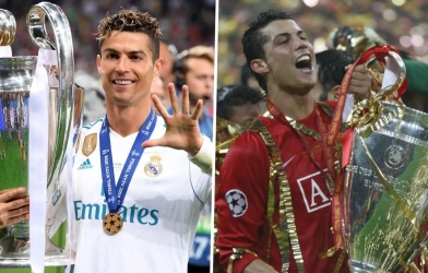 Ronaldo bị loại khỏi đội hình hay nhất lịch sử Champions League