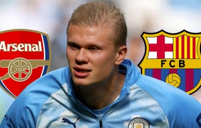 Haaland lựa chọn giữa Arsenal và Barcelona, quyết định đã được đưa ra