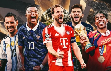BXH Quả bóng Vàng 2026: Bất ngờ với thứ hạng của Lionel Messi