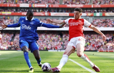 Trực tiếp Arsenal vs Everton, 21h00 hôm nay 24/10
