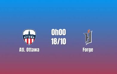 Nhận định Atl. Ottawa vs Forge: Màn so tài đỉnh cao, 0h00 ngày 18/10/2026