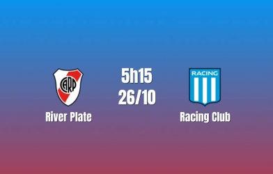 Nhận định River Plate vs Racing Club: Đỉnh cao kinh điển, 5h15 ngày 26/10/2026