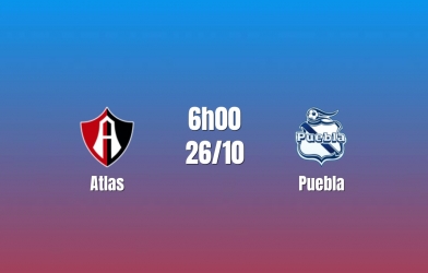 Nhận định Atlas vs Puebla: Củng cố vị trí, 6h00 ngày 26/10/2026