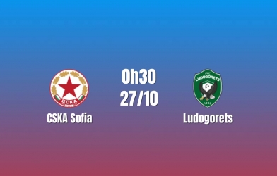 Nhận định CSKA Sofia vs Ludogorets: Đại chiến top đầu, 0h30 ngày 27/10/2026