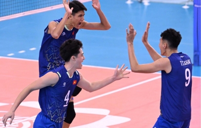 Bóng chuyền nam Việt Nam ngược dòng hạ Thái Lan, thắng trận thứ hai ở SEA V.League 2025