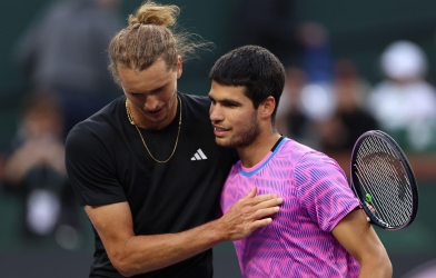 Trực tiếp tennis Carlos Alcaraz vs Alexander Zverev, 10h30 hôm nay 30/1