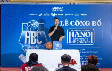 Khởi tranh Giải bóng rổ Hanoi Pro-Am Basketball Championship 2026
