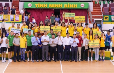 VTV Bình Điền Long An được thưởng tiền tỉ nhờ chức vô địch Cúp Hoa Lư