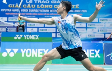 Cầu lông Việt Nam chỉ còn đại diện duy nhất ở Ciputra Hanoi 2026