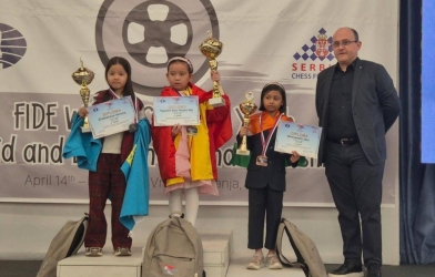 Kì thủ Việt Nam 8 tuổi vô địch cờ vua thế giới