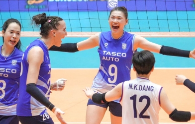 Trực tiếp bóng chuyền nữ Hà Nội Tasco Auto vs Thông tin-Đông Bắc, 19h30 hôm nay 23/4