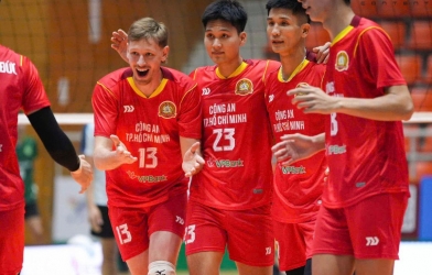 Trực tiếp bóng chuyền Công an TPHCM vs Thể Công Tân Cảng, 21h00 hôm nay 24/4