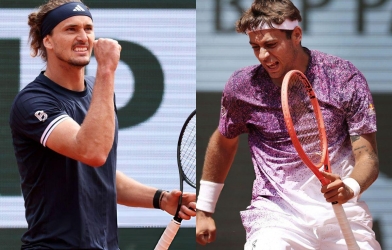 Trực tiếp tennis Alexander Zverev vs Flavio Cobolli, 20h00 hôm nay 7/6