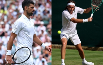 Trực tiếp tennis Novak Djokovic vs Stefanos Tsitsipas, 23h00 hôm nay 1/7