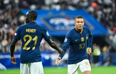 Trực tiếp Pháp 0-0 Đan Mạch: Mbappe-Griezmann xuất trận