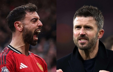 Bruno Fernandes: 'Tôi luôn tin Michael Carrick sẽ trở thành HLV giỏi'