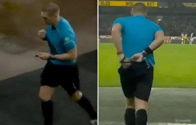 Trọng tài Ngoại hạng Anh bất ngờ chạy xuống đường hầm khi bị CĐV chế giễu