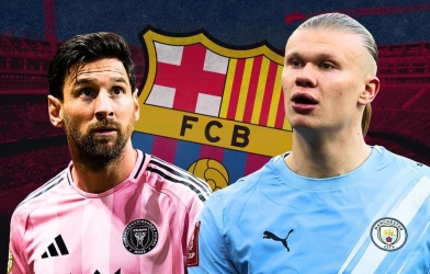 Messi có thể giúp Barca chiêu mộ Erling Haaland