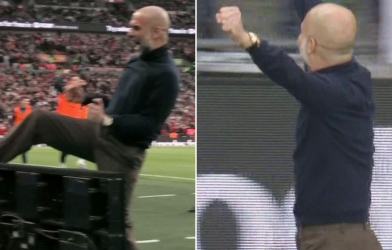 HLV Pep Guardiola gây hỗn loạn trong trận thắng Arsenal