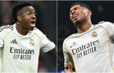 Vinicius Jr nói thẳng Bellingham: 'Muốn gì? Câm miệng lại đi'